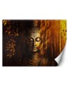 Fototapeta do sypialni - Złoty budda 3D abstrakcja | FEEBY