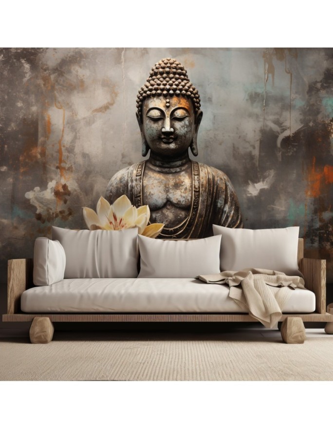 Fototapeta na ścianę - Medytujący Budda abstrakcja | FEEBY