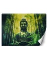 Fototapeta do salonu nowoczesna - Budda i bambusy zen AI | FEEBY
