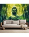 Fototapeta do salonu nowoczesna - Budda i bambusy zen AI | FEEBY