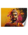 Fototapeta do salonu nowoczesna - Buddha na abstrakcyjnym tle | FEEBY