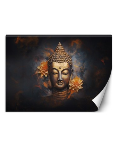 Nowoczesna fototapeta - Złoty budda 3D abstrakcja | FEEBY