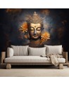 Nowoczesna fototapeta - Złoty budda 3D abstrakcja | FEEBY