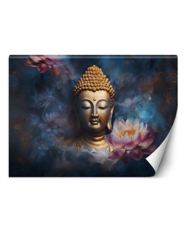 Fototapeta na ścianę - AI Budda i kwiaty zen | FEEBY