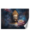 Fototapeta na ścianę - AI Budda i kwiaty zen | FEEBY