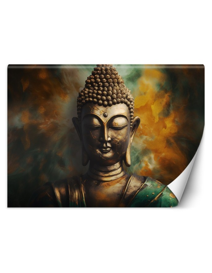 Modern wall mural - Buddha statue AI abstraction | FEEBY