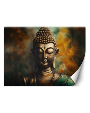 Modern wall mural - Buddha statue AI abstraction | FEEBY