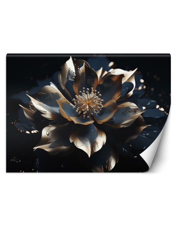 Fototapeta 3D - Abstrakcyjny kwiat lotosu glamour | FEEBY