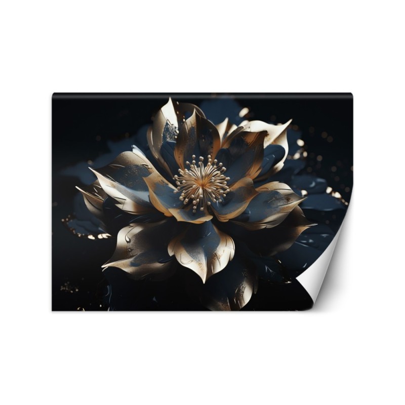 Fototapeta 3D - Abstrakcyjny kwiat lotosu glamour | FEEBY