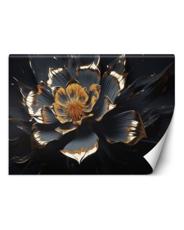 Modern living room wall mural - Abstract glamour flower | FEEBY