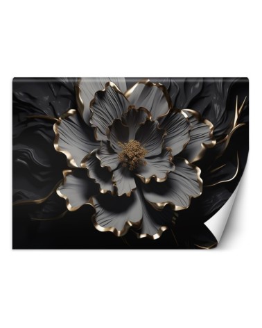 3D wall mural - Dark lotus flower | FEEBY