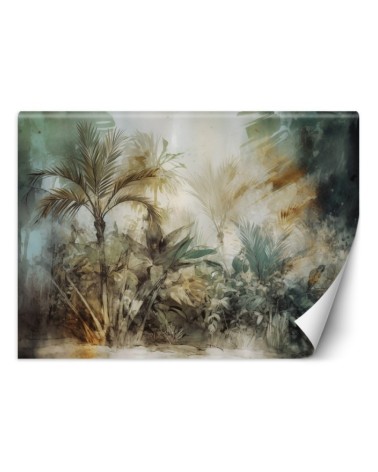 Modern wall mural - Palm trees in a rainforest | FEEBY
