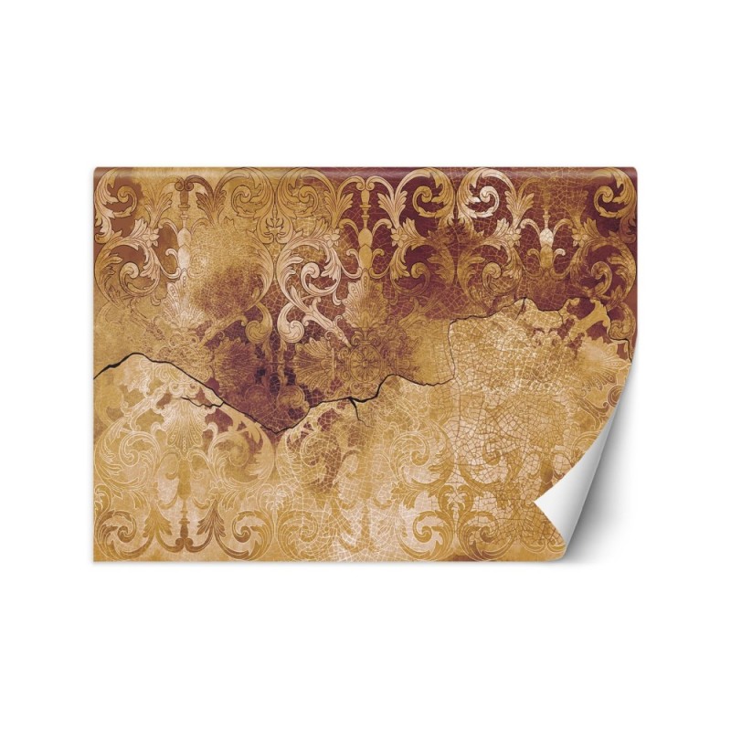 Nowoczesna fototapeta - Złoty ornament vintage | FEEBY