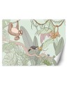 Children's wall mural - Tropical jungle animals | FEEBY