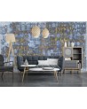 Bedroom wall mural - Architecture retro abstract | FEEBY