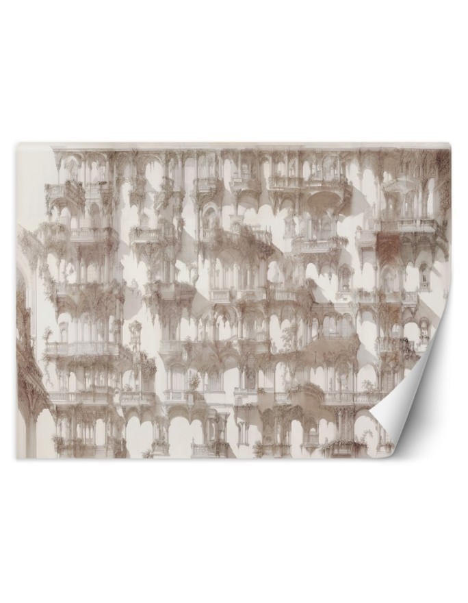 Nowoczesna fototapeta na ścianę - Budowla architektura retro | FEEBY