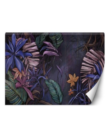 Wallpaper for living room - Palm tree leaves in the jungle | FEEBY