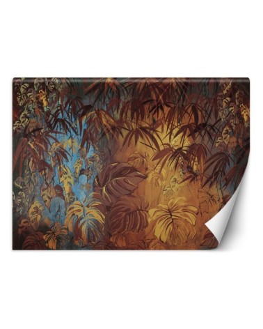 Modern wall mural - Tropical monstera leaves | FEEBY