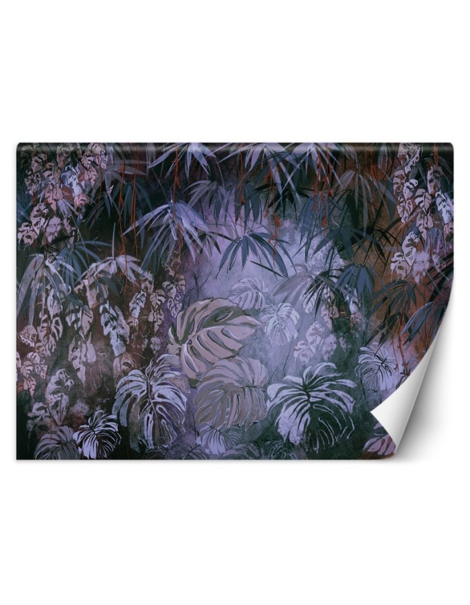 Fototapeta do salonu - Dżungla liście monstera 3D | FEEBY