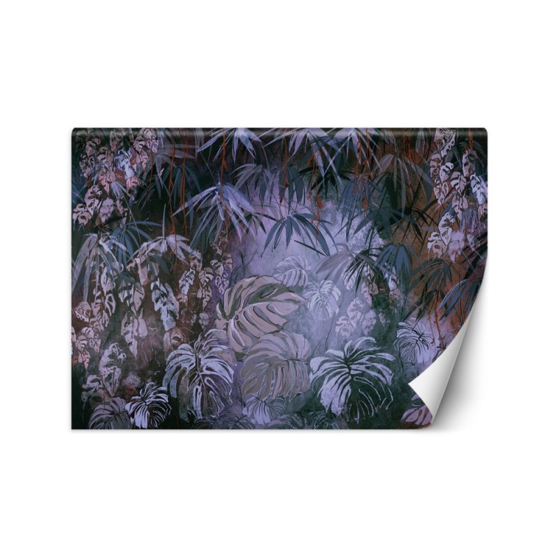 Fototapeta do salonu - Dżungla liście monstera 3D | FEEBY
