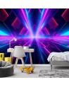 Fototapeta na ścianę - Neonowy tunel 3D | FEEBY