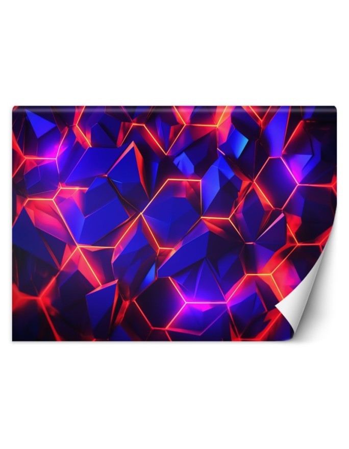 Fototapeta 3D - Abstrakcyjna tekstura neon | FEEBY