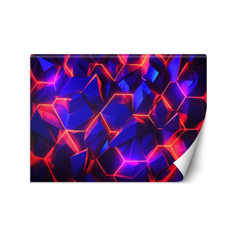 Fototapeta 3D - Abstrakcyjna tekstura neon | FEEBY