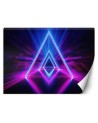 Fototapeta 3D - Neonowy tunel abstrakcja | FEEBY