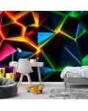 Fototapeta do salonu nowoczesna - Abstrakcja geometryczna 3D | FEEBY