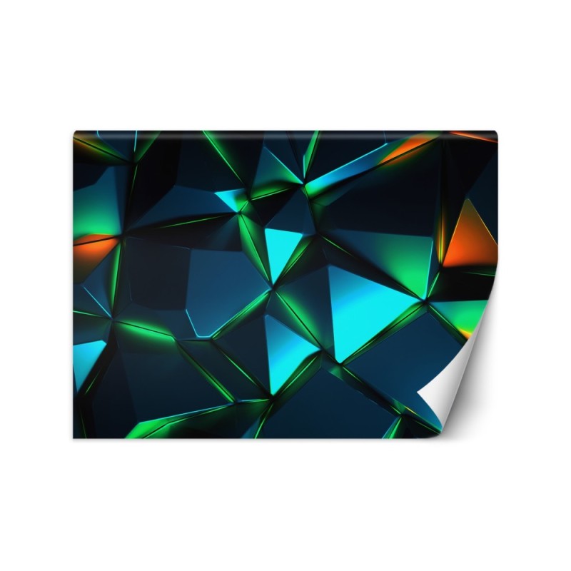 Fototapeta na ścianę - Geometryczne kształty 3D | FEEBY