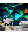 Fototapeta na ścianę - Geometryczne kształty 3D | FEEBY