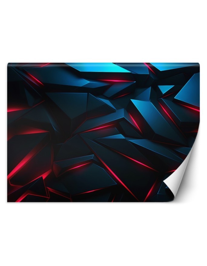 Fototapeta do salonu - Abstrakcyjne tekstury kształty 3D | FEEBY