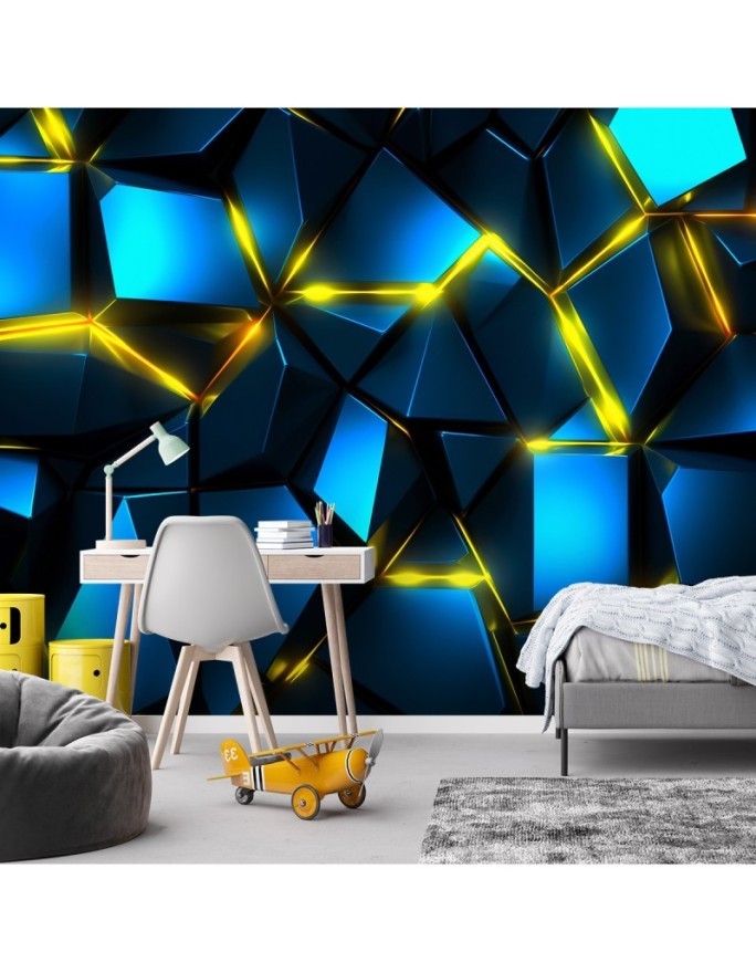 Fototapeta 3D - Geometryczne kształty AI | FEEBY