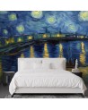 Fototapeta reprodukcje artystów - Gwiaździsta noc nad Rodanem - V. van Gogh | FEEBY