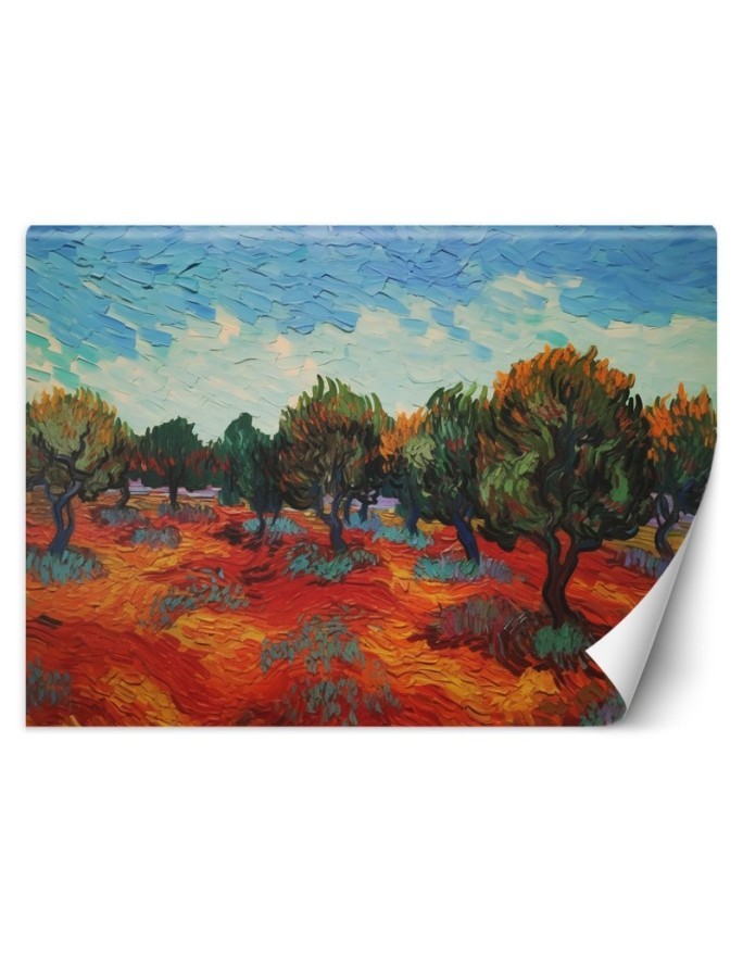 Fototapeta do salonu - Drzewa oliwne - V. van Gogh | FEEBY
