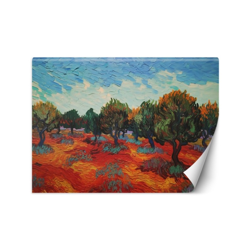 Fototapeta do salonu - Drzewa oliwne - V. van Gogh | FEEBY