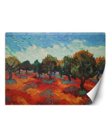 Fototapeta do salonu - Drzewa oliwne - V. van Gogh | FEEBY