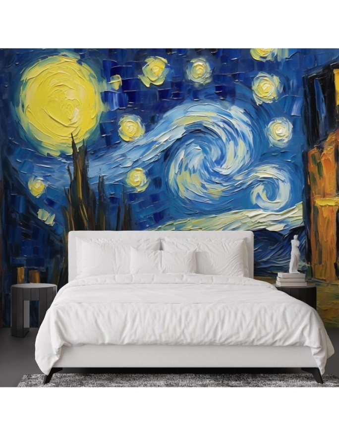Fototapeta na ścianę - Gwiaździsta noc - V. van Gogh | FEEBY