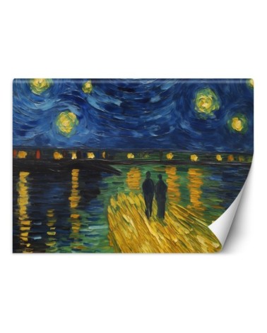 Fototapeta na ścianę - Gwiaździsta noc nad Rodanem - V. van Gogh | FEEBY