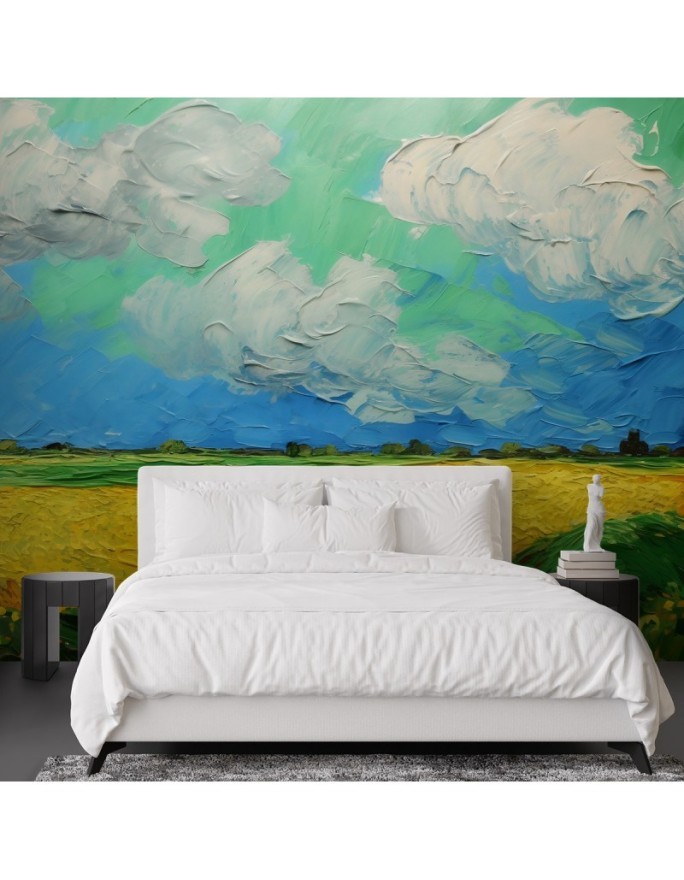 Fototapeta na ścianę - Pole pszenicy - V. van Gogh | FEEBY