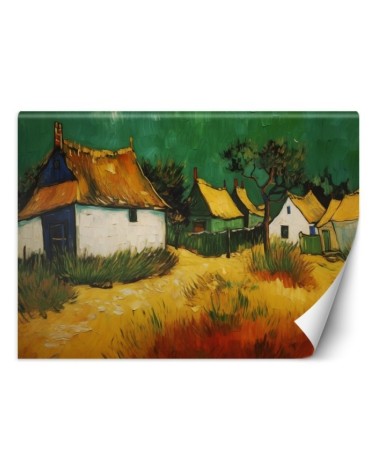 Fototapeta na ścianę - Chaty kryte strzechą - V. van Gogh | FEEBY