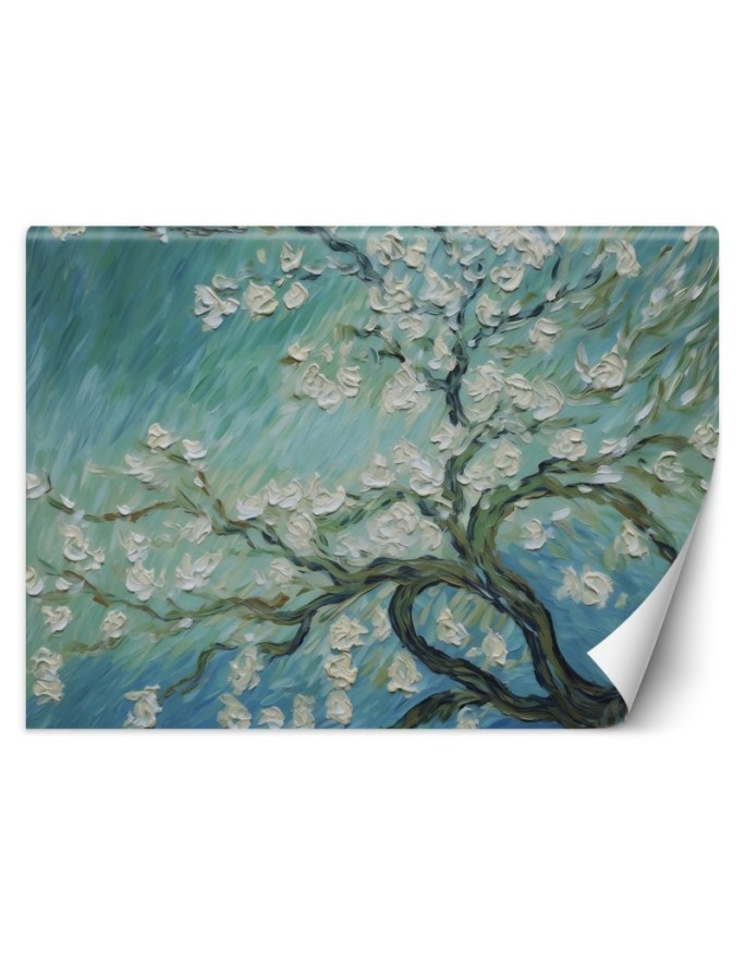 Fototapeta do salonu - Kwitnący migdałowiec - V. van Gogh | FEEBY