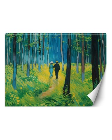 Fototapeta do sypialni - Para w lesie - V. van Gogh | FEEBY
