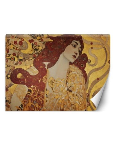 Fototapeta reprodukcje artystów - Kobieta z długimi włosami - G. Klimt | FEEBY