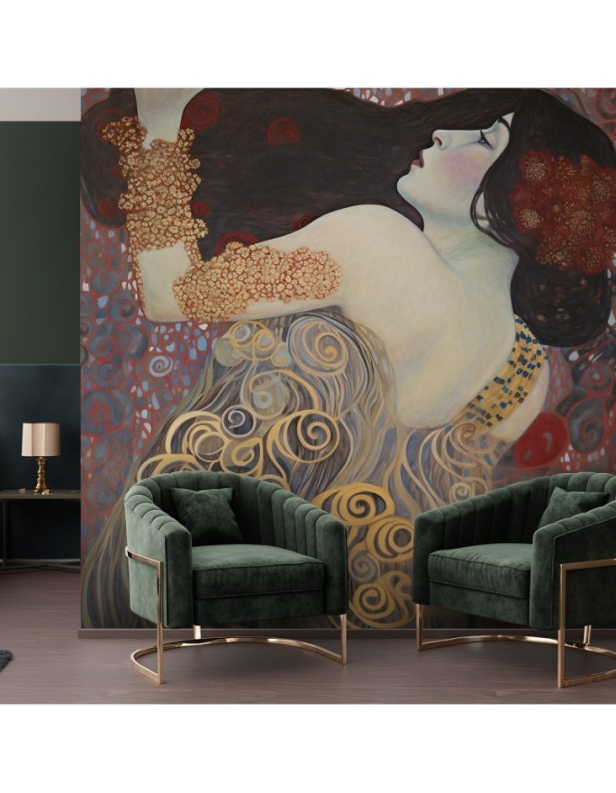 Fototapeta do salonu - Inspiracja z kobietą - G. Klimt | FEEBY