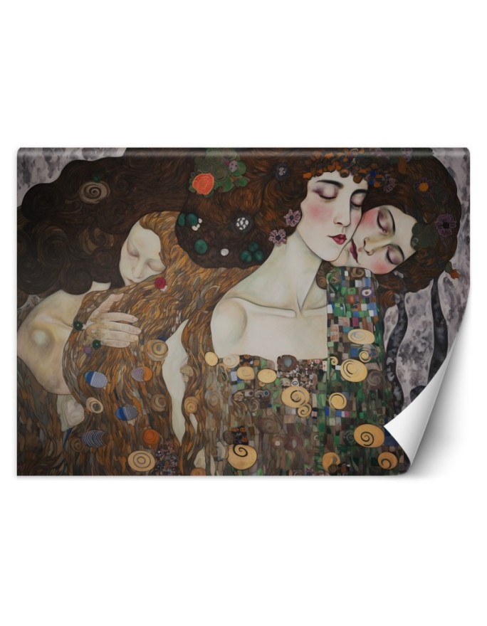 Fototapeta do sypialni - Pocałunek kobiet - G. Klimt | FEEBY