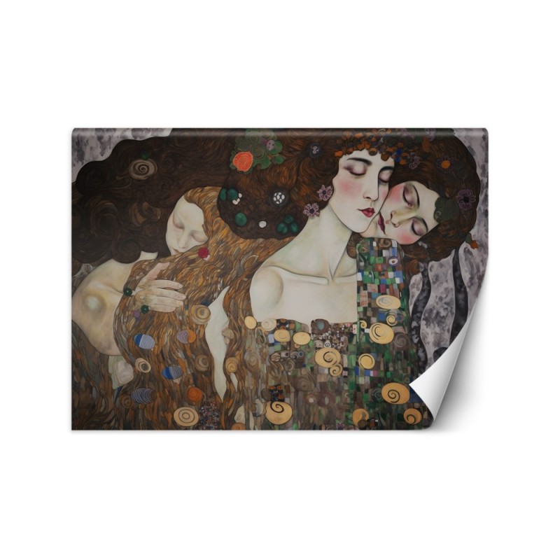 Fototapeta do sypialni - Pocałunek kobiet - G. Klimt | FEEBY
