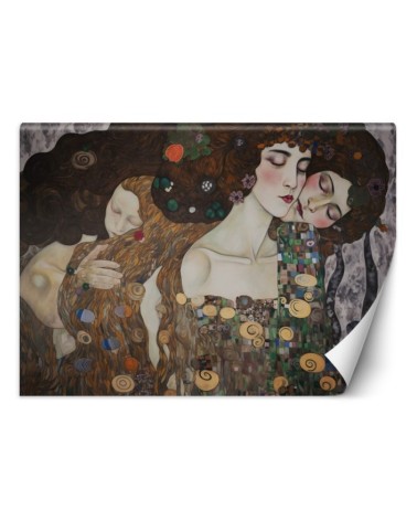 Fototapeta do sypialni - Pocałunek kobiet - G. Klimt | FEEBY
