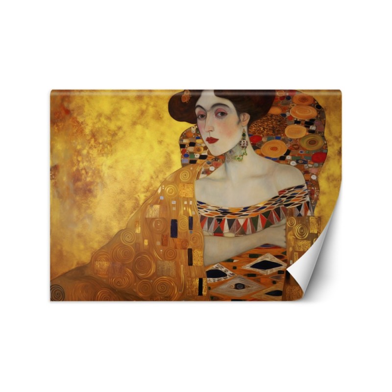 Fototapeta na ścianę - Złoty portret kobiety - G. Klimt | FEEBY