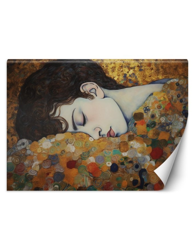 Fototapeta do salonu - Portret śpiącej kobiety - G. Klimt | FEEBY